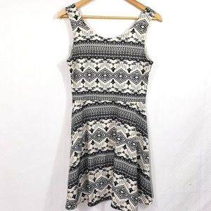 Divided by H&M tribal skater dress size 4